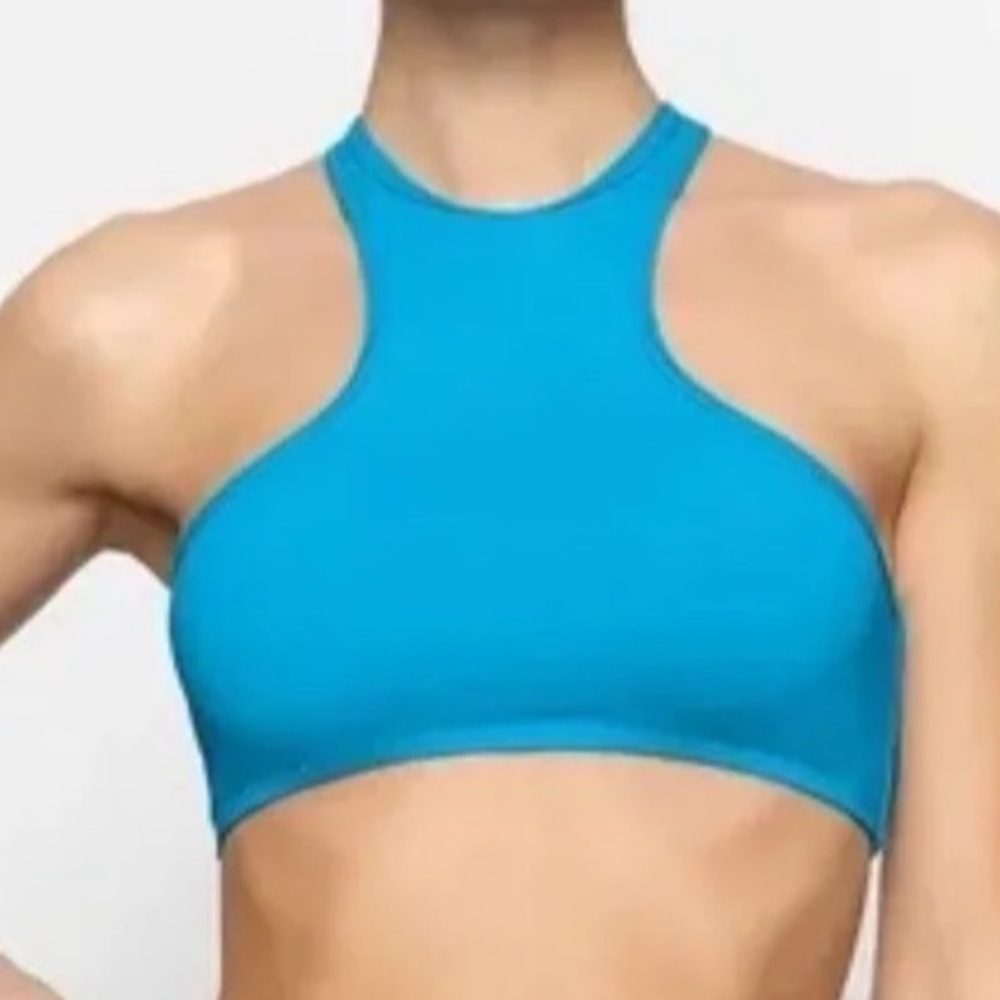 SKIMS Vibrant Blue Bikini Top